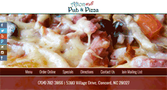 Desktop Screenshot of aftonpubandpizza.com